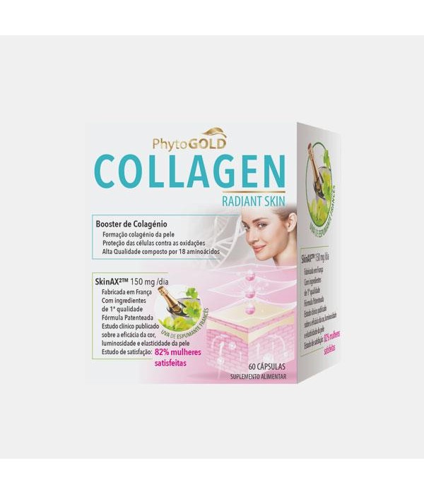 Collagen Radiant Skin - 60 Cápsulas - Phytogold